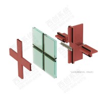 西創(chuàng)系統(tǒng)直角方管尖角方管直角90°方矩管-T型